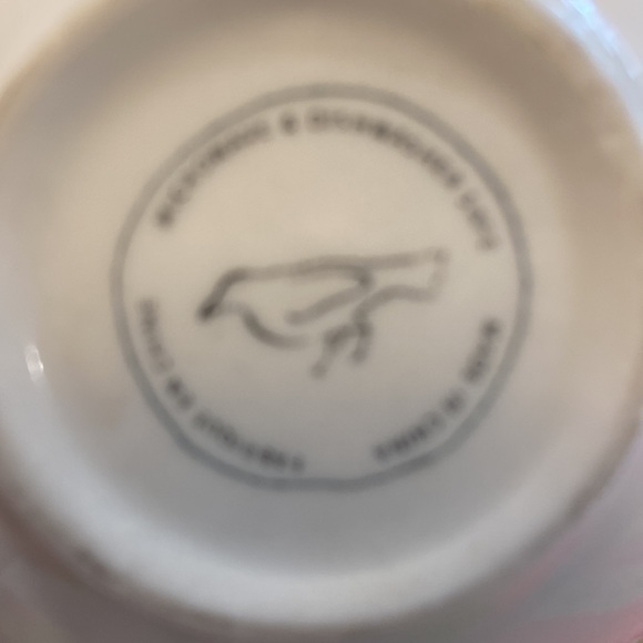 Anthropologie Cadiz Floral  Tea or Coffee Mug with Teal Handle and 3D Flower - Picture 6 of 13